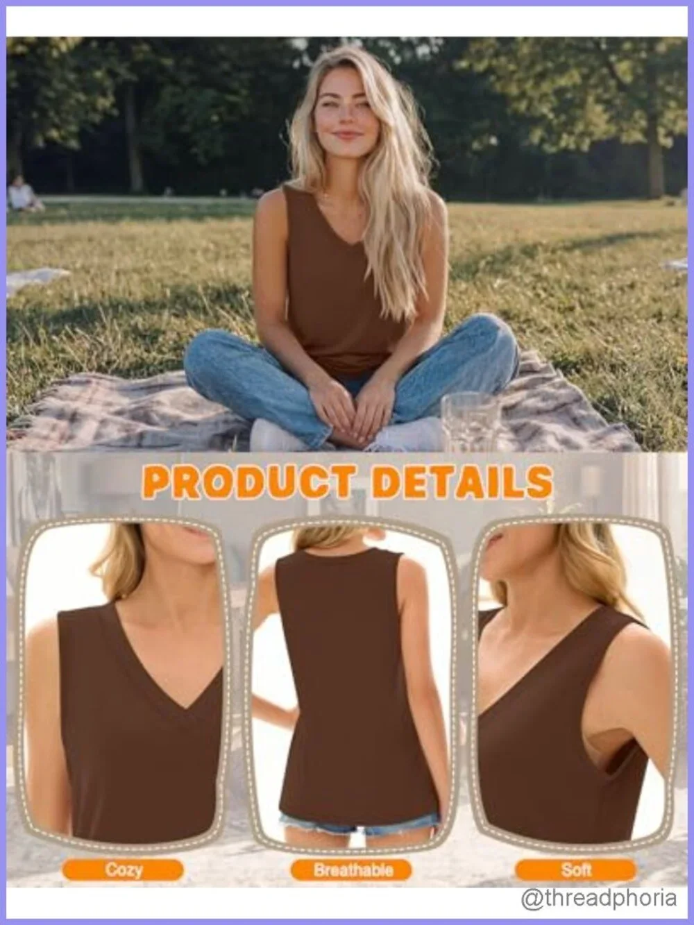 4 Pack Loose Fit V Neck Sleeveless Tank Tops Summer Tees